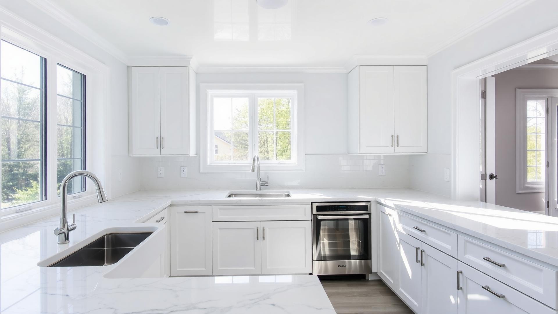 Spotless kitchen cleaned by DC Cleaning Services Company